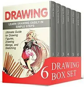 Drawing Box Set: 50 Tutorials and Techniques to Learn Traditional Drawing, Drawing Figures, Drawing Manga, and Sketching