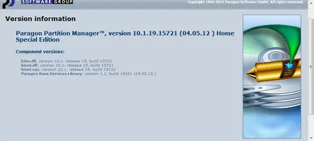 Paragon Partition Manager 12 Home 10.1.19.15721 Special Edition