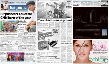 Philippine Daily Inquirer – November 23, 2009