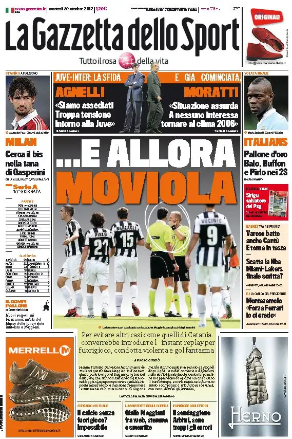 La Gazzetta dello Sport (30-10-12)