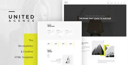 ThemeForest - UNITED v1.0 - Minimal HTML - 19424825