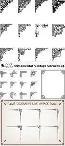 Vectors - Ornamental Vintage Corners 43