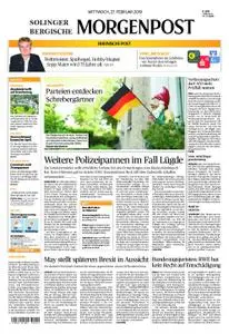 Solinger Morgenpost – 27. Februar 2019