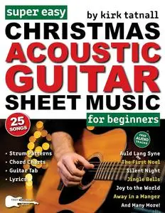 Super Easy Christmas Acoustic Guitar Sheet Music for Beginners
