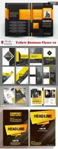 Vectors - Yellow Business Flyers 12