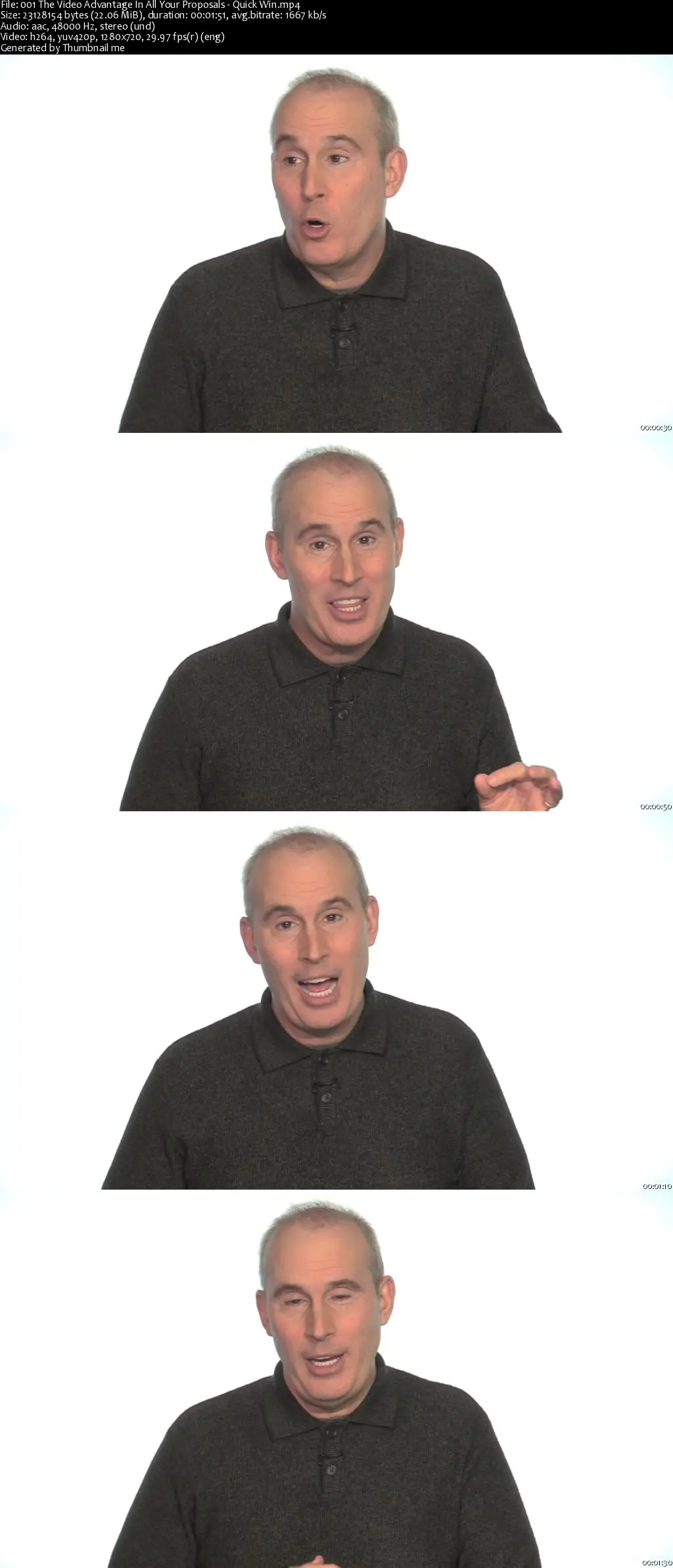 Video Production - Inexpensive Talking Head Video - Business