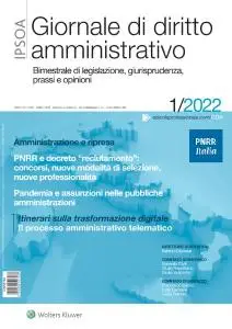 Giornale di diritto amministrativo - Gennaio 2022