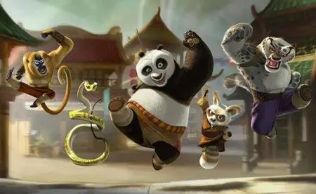 Kung Fu Panda PC DVD multi-langues FR-ENG-ESP-SVE-DEU