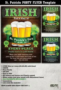 GraphicRiver St. Patricks Party Flyer & Poster Template