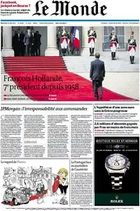 Le Monde et Supplément du Mercredi 16 Mai 2012