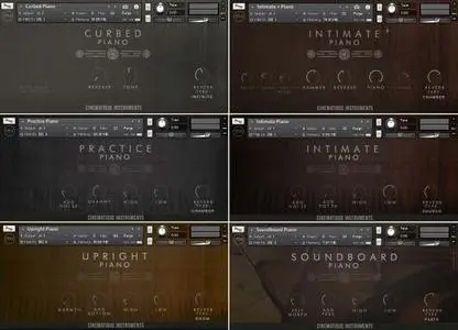 Cinematique Instruments Charakter Piano Collection KONTAKT