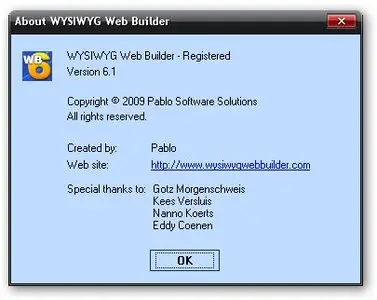 WYSIWYG Web Builder 6.1 