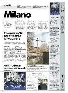 la Repubblica Milano - 17 Gennaio 2019