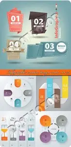 Infographic creative design vector set 44