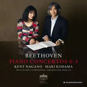 Mari Kodama, Deutsches Symphonie-Orchester Berlin & Kent Nagano - Beethoven: Piano Concertos 0-5 (2019) [24/88]