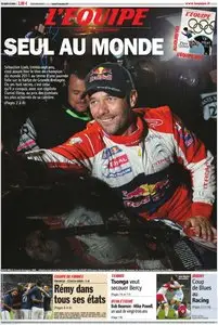L'Equipe du Samedi 12 Novembre 2011