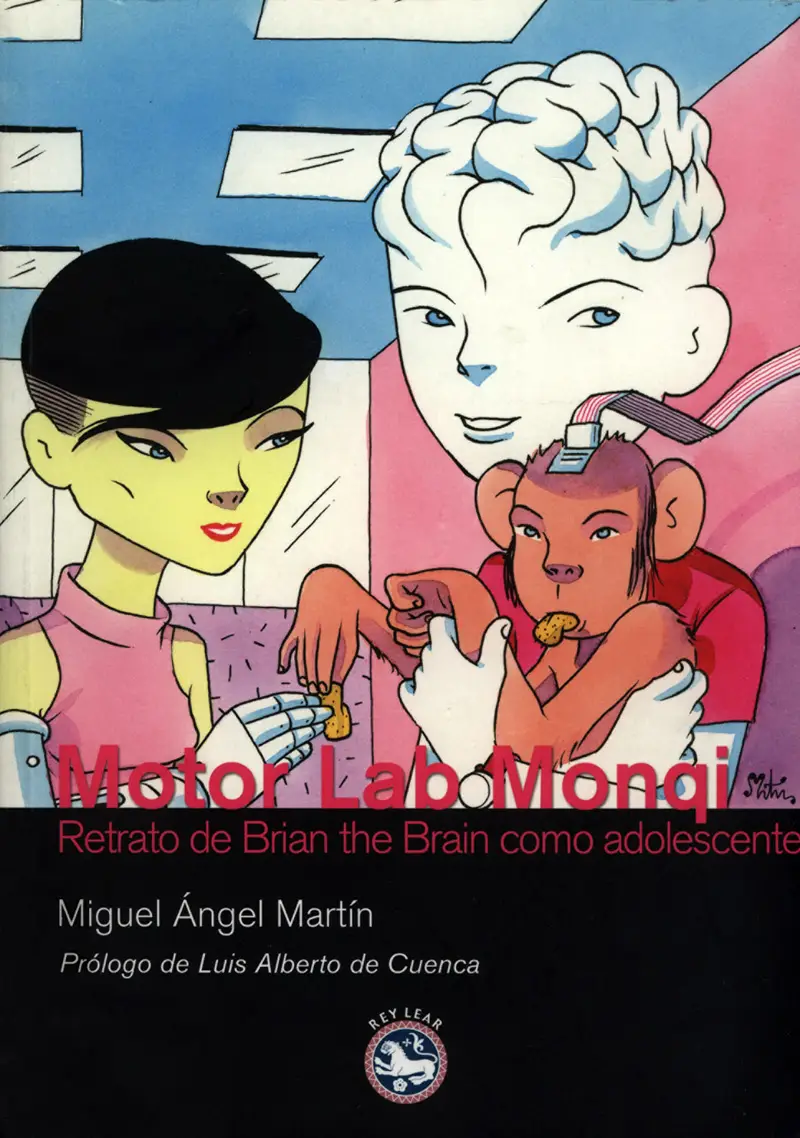 Motor Lab Monqi - Retrato de Brian the Brain como adolescente