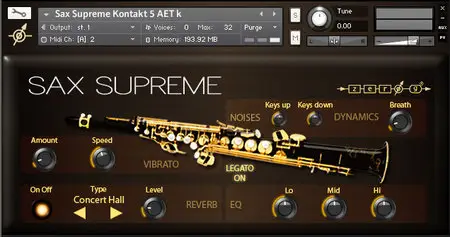 Zero-G Sax Supreme v2 KONTAKT