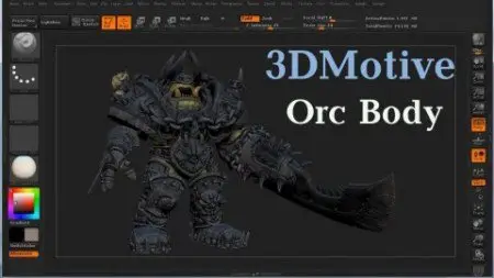 3DMotive - Orc Body ZBrush Series Vol.1-5