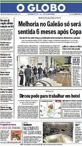 Jornal O Globo - 26 de novembro de 2013 - Terça