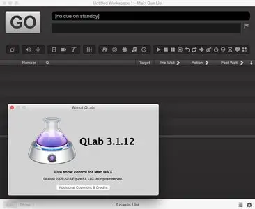 QLab Pro 3.1.12 Mac OS X
