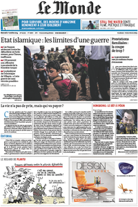 Le Monde du Mercredi, 01. Octobre 2014