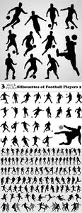 Vectors - Silhouettes of Football Players 2