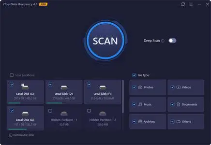iTop Data Recovery Pro 4.1.1.569 Multilingual + Portable