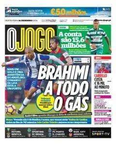 O Jogo - 16 de dezembro de 2016