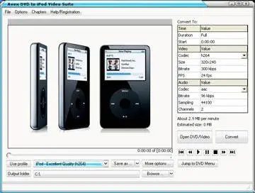 Avex DVD to iPod Video Suite v4.5 Build 02