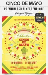 Cinco de Mayo Celebration – Flyer PSD Template + Facebook Cover