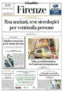la Repubblica Firenze - 1 Aprile 2020