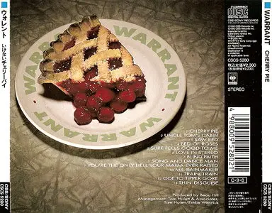 Warrant - Cherry Pie (1990) [Japan 1st Press]