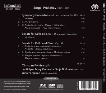 Christian Poltéra, Anja Bihlmaier, Lahti Symphony Orchestra - Sergei Prokofiev: Symphony-Concerto, Sonatas (2024)