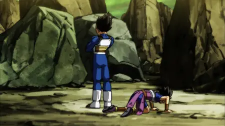 Dragon Ball Super (2015 S05E37 With Great Joy! The Fighting Freak Saiyans Battle Rejoined! ZR
