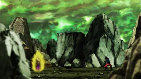 Dragon Ball Super (2015 S05E37 With Great Joy! The Fighting Freak Saiyans Battle Rejoined! ZR