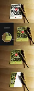 Minimal Poster Mockup Z837Y53