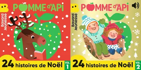 Collectif, "24 histoires de Noël : Pomme d'Api", 2 volumes