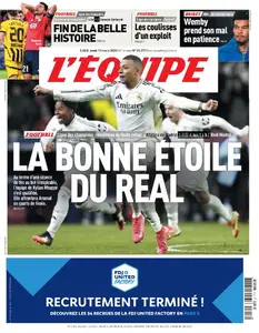 L’equipe du Jeudi 13 Mars 2025