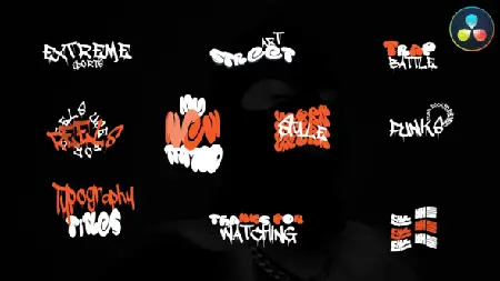 Typography Titles for DaVinci Resolve 58051063