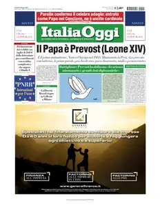 ItaliaOggi - 9 Maggio 2025