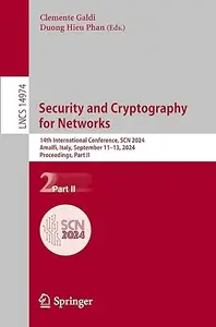 Security and Cryptography for Networks: 14th International Conference, SCN 2024, Part II