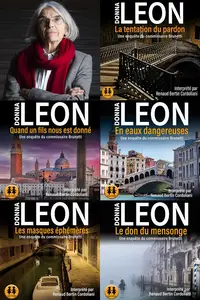 Donna Leon, "Une enquête du commissaire Brunetti", tomes 27 à 31