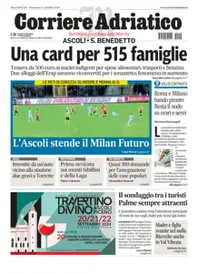 Corriere Adriatico Ascoli - 15 Settembre 2024