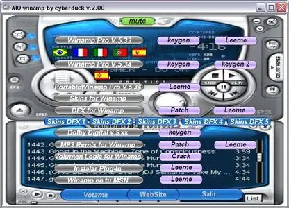 AIO Winamp v.5.34 by cybeduck v.2.00 