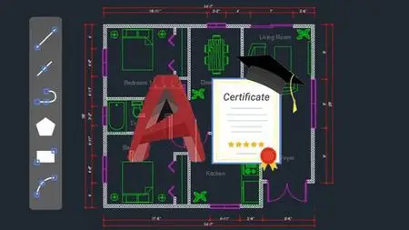 Autocad - Learn How To Create A 2D Floor Plan