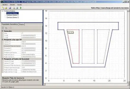 Calculator of Area, Centroid and Inertia of Polygons (Freeware)