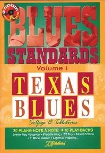 JJ Rébillard, "Blues Standards Vol.1 Texas Blues (+1 CD) - Guitare Tab"