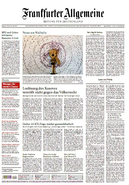 Frankfurter Allgemeine Zeitung vom 23. Juli 2010