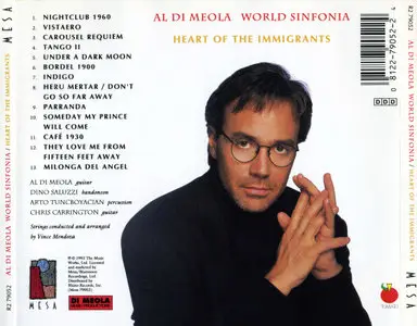 Al Di Meola - Heart Of The Immigrants (1993) {Tomato}